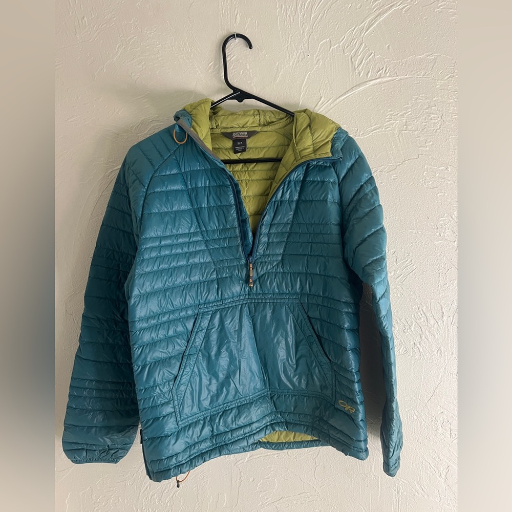 Outdoor Research pullover 800-fill down jacket